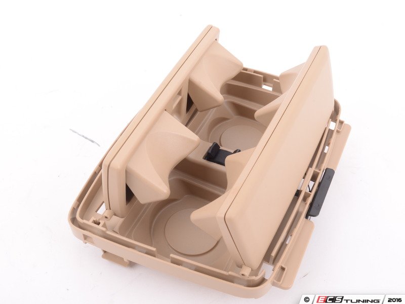 Genuine BMW 52209120257 Rear cup holder Beige (52209120257)