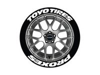 ES#3191897 - TOYPRO14161254PS - Toyo Tires Proxes Tire Lettering Kit - White - 4 of Each - 1.25 inch tall Temporary Peel & Stick Tire Stickers for 14-16 inch tires - Tire Stickers - Audi BMW Volkswagen Mercedes Benz MINI Porsche
