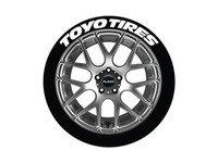 ES#3191910 - TOYTIR14161254 - Toyo Tires Tire Lettering Kit - White - 4 of Each - 1.25 inch tall Permanent Raised Rubber Tire Stickers for 14-16 inch tires - Tire Stickers - Audi BMW Volkswagen Mercedes Benz MINI Porsche