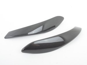 ES#2922679 - 51412405921 - M Performance carbon fiber door handles - pair - Pair of carbon fiber door handles for front or rear door - Genuine BMW M Performance - BMW