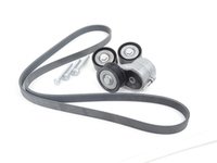 ES#2765984 - 022145933APKT1 - Accessory Belt Kit - Keep your drive belt tight with a new belt, tensioner, and hardware - Assembled By ECS - Volkswagen