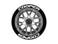ES#3191716 - CO0P14161258 - Cooper Tire Lettering Kit - White - 8 of Each - 1.25 inch tall Permanent Raised Rubber Tire Stickers for 14-16 inch tires - Tire Stickers - Audi BMW Volkswagen Mercedes Benz Porsche