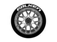 ES#3191747 - FAL1416154PS - Falken Tire Lettering Kit - White - 4 of Each - 1.5 inch tall Temporary Peel & Stick Tire Stickers for 14-16 inch tires - Tire Stickers - Audi BMW Volkswagen Mercedes Benz MINI Porsche