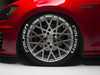 ES#3191806 - FALRED192118 - Falken Tire Lettering Kit - White With Red Dash - 8 of Each - 1 inch tall Permanent Raised Rubber Tire Stickers for 19-21 inch tires - Tire Stickers - Audi BMW Volkswagen Mercedes Benz MINI Porsche