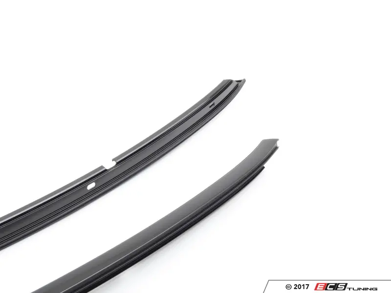 mercedes black window trim