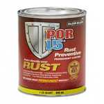 ES#3221119 - POR45404 - POR15 Rust Preventive Semi Gloss Black QT - Used by professional body men to prevent rust from returning - POR-15 - Audi BMW Volkswagen MINI Porsche