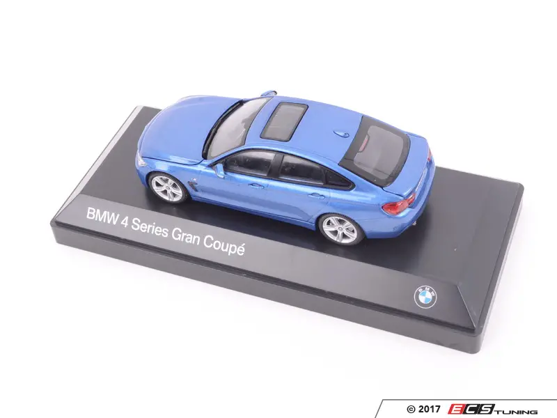 BMW 4 SERIES GRAN COUPE MODEL CAR 1:43 SCALE BLUE HERPA SPECIAL DEALER ISSUE K 