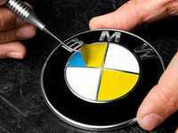 ES#3023545 - RD130 - roundel overlay - Dakar Yellow - Includes enough overlays for hood, trunk and wheel roundels! - Turner Motorsport - BMW
