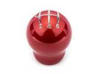 ES#3237276 - 08231611 - Contour Shift Knob - Red Metallic - With 6-Speed Engraving - Smooth out notchy shifting with this shift knob from Raceseng's Mass Series weighing in at 500g. - Raceseng - Audi Volkswagen