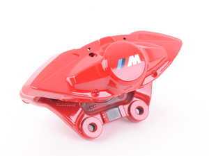 ES#2590068 - 34206855483 - Red BMW M Performance Rear Caliper - Left - Stop fast and look great doing it - Genuine BMW M Performance - BMW