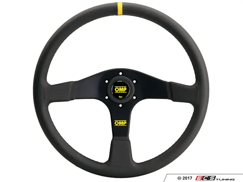 OMP - OD/2030 - Velocita 380 Racing Steering Wheel - Black/Yellow