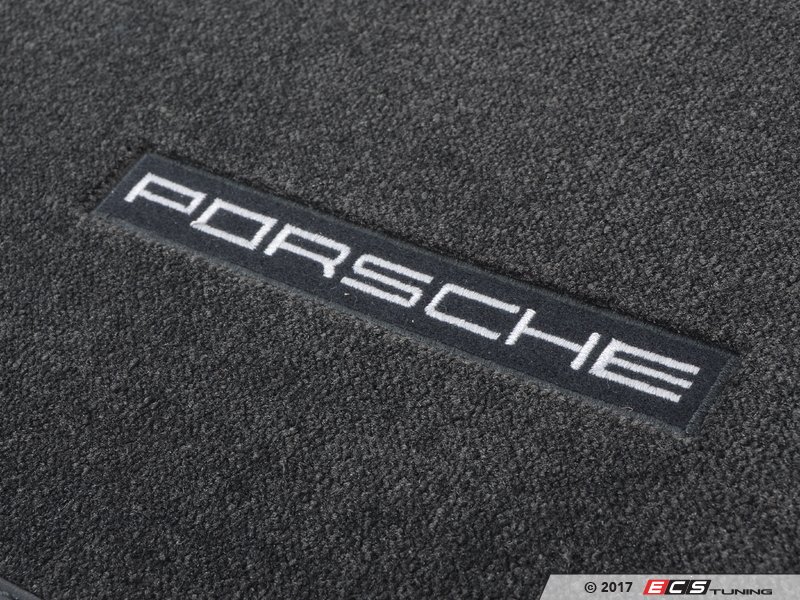 Genuine Porsche 98704480108A43 Set Of Floor Mats Black