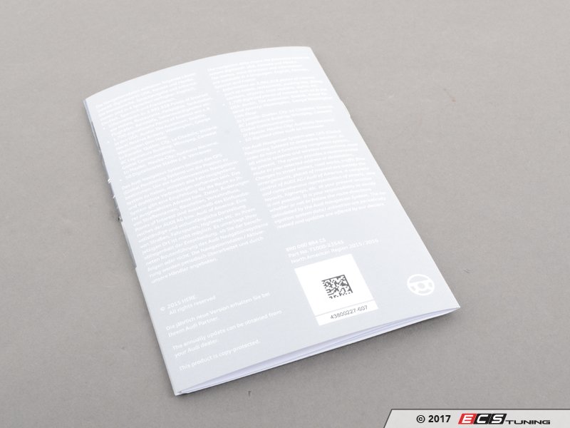 Genuine Volkswagen Audi 8r0060884cs Mmi Navigation