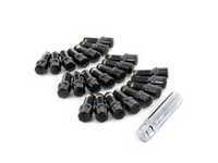 ES#3246217 - TunerBoltKit1 - Conical Seat Tuner Spline Bolt Set - Standard Length - Black - Full set of black tuner style, socket-specific lug bolts. 14x1.5x27mm - Rohana Wheels - Audi BMW Volkswagen