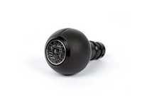 ES#3247966 - GS2SH - GS2 Heavy Weight Shift Knob -Black Anodized - Smooth Black Nappa Leather - Weighing in at approximately 215 grams the added inertial mass makes shifting effort substantially less while speeding up the process at the same time. - Black Forest Industries - Audi Volkswagen