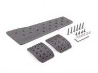 ES#3024676 - TMS300502 - Turner Performance Pedal Set - Manual Transmission - Black anodized aluminum; designed with the enthusiast driver in mind. The right grip & slip where you need it. - Turner Motorsport - BMW