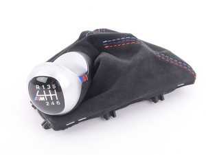 ES#3184983 - 25112413885 - M performance shift knob - With Tri stitch alcantara boot - Genuine BMW M Performance - BMW