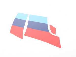ES#2641499 - 51142339311 - STRIPES FOR HOOD/REA - Genuine BMW M Performance - 