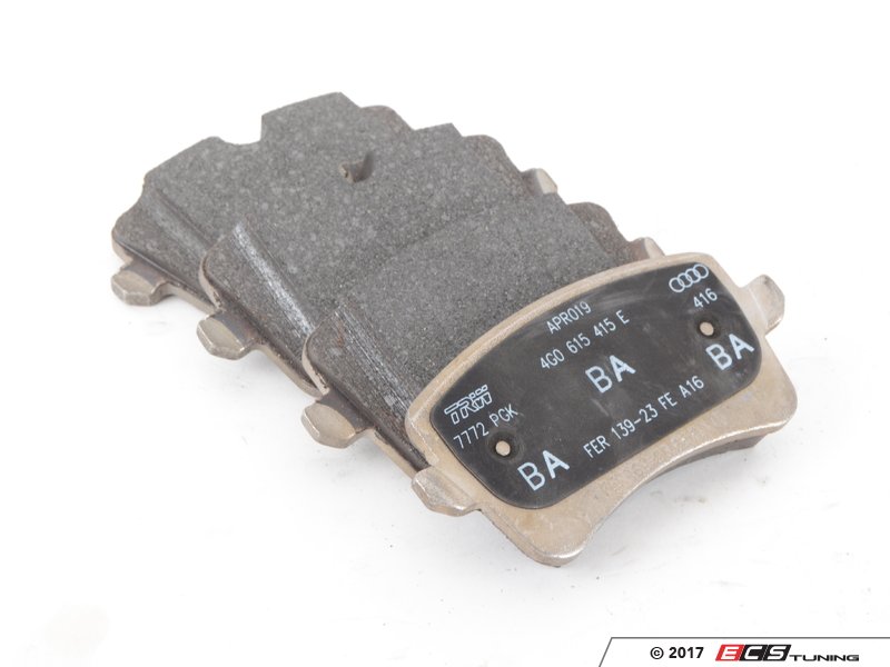 Genuine Volkswagen Audi 4G0698451K Rear Brake Pad Set (4G0 698 451 K)