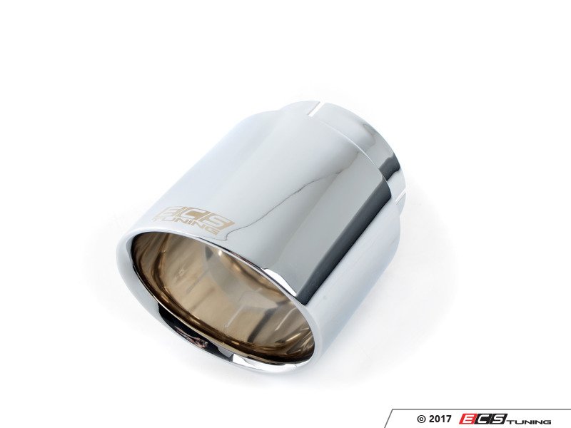 ECS 019490ECS0101 102mm Stainless Chrome Exhaust Tip