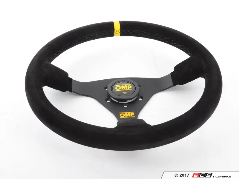 WRC Racing Steering Wheel - Black/Yellow Suede