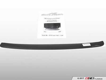 ES#3410995 - 5112330110 - Rear Bumper Protection Foil - Black - Black stick on protective decal - AC Schnitzer - BMW