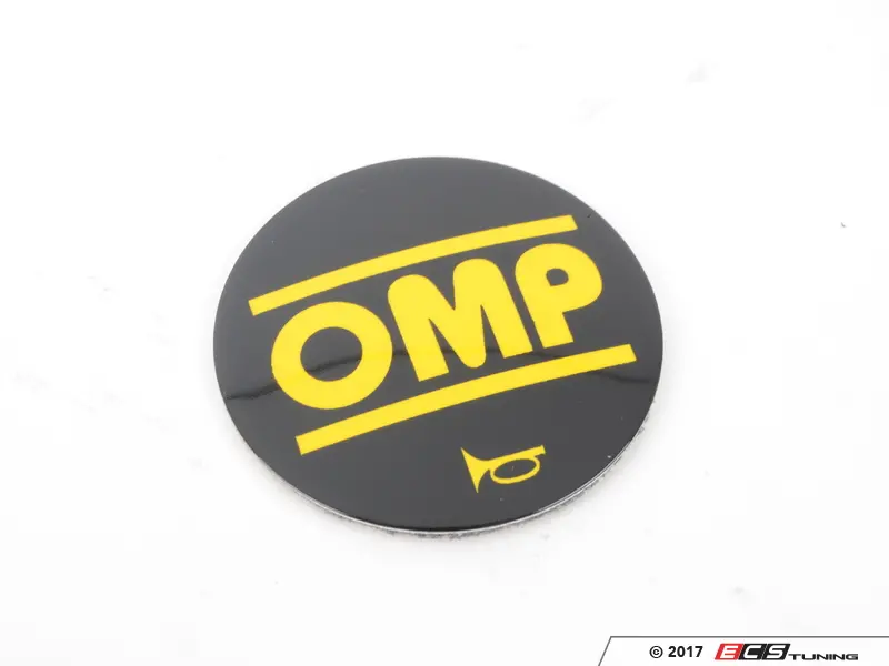 OMP - OD/1990 - Super Quadro Racing Steering Wheel - Black/Yellow 