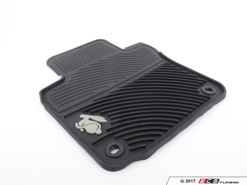 Genuine Volkswagen Audi 1k1061553h041 VW Mk5 Rabbit Monster Rubber Floor Mats set (1k1 061