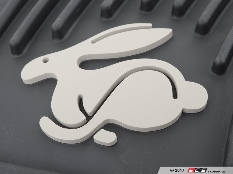 Genuine Volkswagen Audi 1k1061553h041 VW Mk5 Rabbit Monster Rubber Floor Mats set (1k1 061