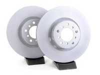 ES#3410121 - 34112229527ZKT - Front Brake Rotors - Pair (345x32) - Includes left and right rotors - Zimmermann - BMW