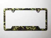 ES#3096398 - K15PF0 - License Plate Frame - Woodland Camo - North American license plate frame wrapped in woodland camo - Klii Motorwerkes - Audi BMW Volkswagen Mercedes Benz MINI Porsche