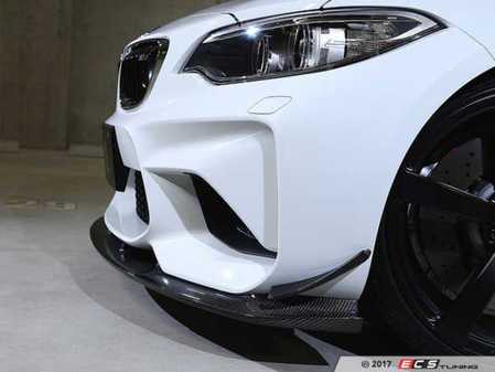 ES#3426747 - 3102-28711 - Carbon Fiber Front Bumper Canards - Create more aggressive downforce with enhanced aerodynamics - 3D Design - BMW