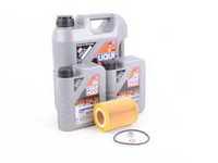 ES#3424127 - m50OCIlm2KT - Liqui Moly Special Tec Oil Change Kit / Inspection I - Everything you need for a comprehensive oil service, including Liqui Moly oil and Mann filter - Assembled By ECS - BMW