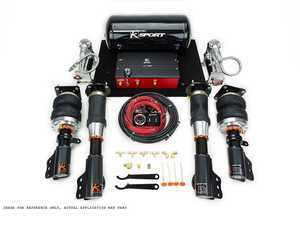 ES#3430461 - CAU340-ADX - Airtech Deluxe Air Suspension System - Offering all features of the basic kit, with the addition of analog electronic switches, providing more precise control over manual 'paddle' valves - Ksport - Audi