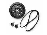 ES#3438174 - CTS-HW-266-180 - CTS Turbo Supercharger Crank Pulley Upgrade - 180mm - Larger diameter pulley increases the speed at which the supercharger spins, increasing the boost pressure output - CTS - Audi Volkswagen Porsche
