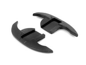 ES#3437461 - 015590ecs01KT - Paddle Shifter Extension Set - Carbon Fiber - A clamp-on style carbon fiber upgrade featuring a high gloss finish - ECS - Audi