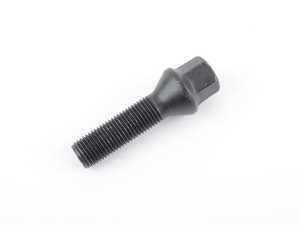 ES#2731506 - 1454301SW - 60 Degree Conical Seat Wheel Bolt (Black) - 14x1.5x43mm - Priced Each - Produced for running spacers with most aftermarket wheels - H&R - Audi BMW Volkswagen Mercedes Benz