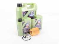 ES#3432286 - 11427566327KT9 - Liqui Moly MolyGen Oil Change Kit / Inspection I - Includes seven quarts of Liqui Moly MolyGen 5w-40 synthetic engine oil, Hengst oil filter and ECS magnetic drain plug for superior engine protection - Assembled By ECS - BMW