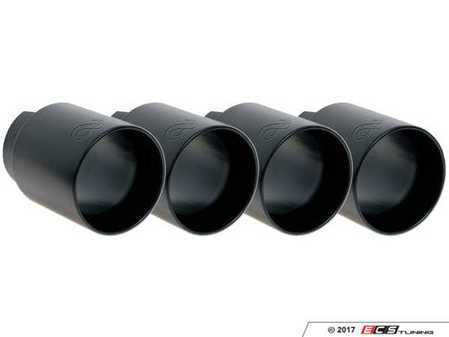 ES#3438826 - 11-044 - Slip on Exhaust Tips - 90mm - Matte Black - A perfect length, stylish alternative to the OE exhaust tips! - Active Autowerke - BMW