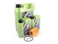 ES#3432280 - 11427566327KT8 - Liqui Moly MolyGen Oil Change Kit / Inspection I - Includes seven quarts of Liqui Moly MolyGen 5w-40 synthetic engine oil, Hengst oil filter and new drain plug - Assembled By ECS - BMW