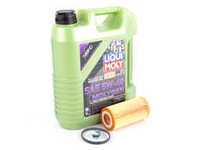 ES#3439017 - 20TPRMOIL1KT1 - Liqui Moly MolyGen - Oil Service Kit - Premium - Includes Hengst filter, drain plug, and Liqui Moly oil with MolyGen technology - Assembled By ECS - Audi Volkswagen