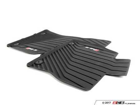 Genuine Volkswagen Audi 8v6061221041 Rs3 Rubber Floor Mats Front