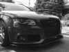 ES#3199756 - AU-A4-B8-FD2GLOS - Front Splitter V.2 - Gloss Black - Transform the look of your vehicle - Maxton Design - Audi