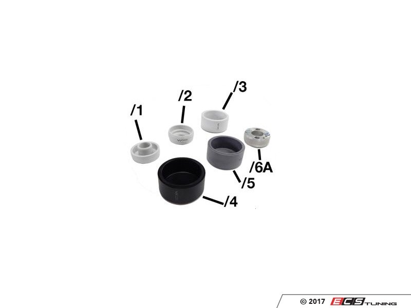 Genuine Volkswagen Audi T10122C Rear Main Seal Assembly Tool Kit