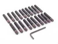 ES#2730940 - Q-SPack45-60 - H&R Quick-Safe Stud Conversion Kit - Black - Se of 20 studs. M14 x 1.5 x 60 - H&R - Audi Volkswagen