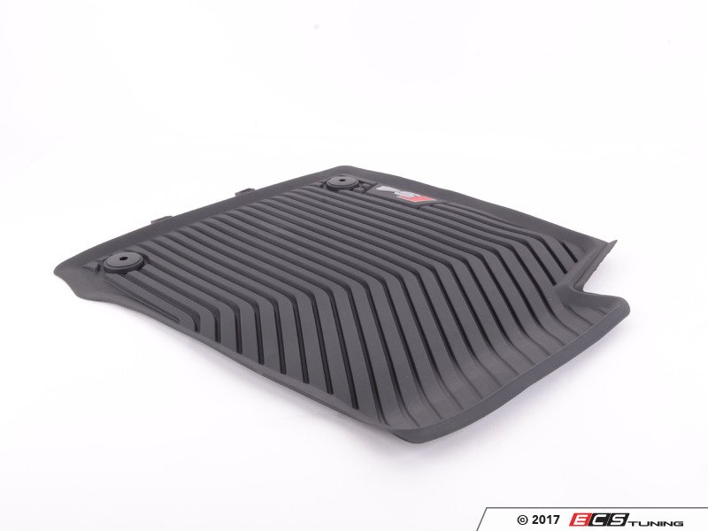 Genuine Volkswagen Audi 8W1061221A041 S4 Rubber Floor Mats Front