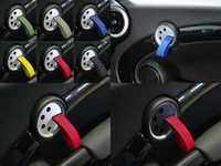 ES#2839615 - DH24BLKRED - RS Style Door Pulls - Black / Red - Add some racing styles door handle pulls - Rennline - MINI