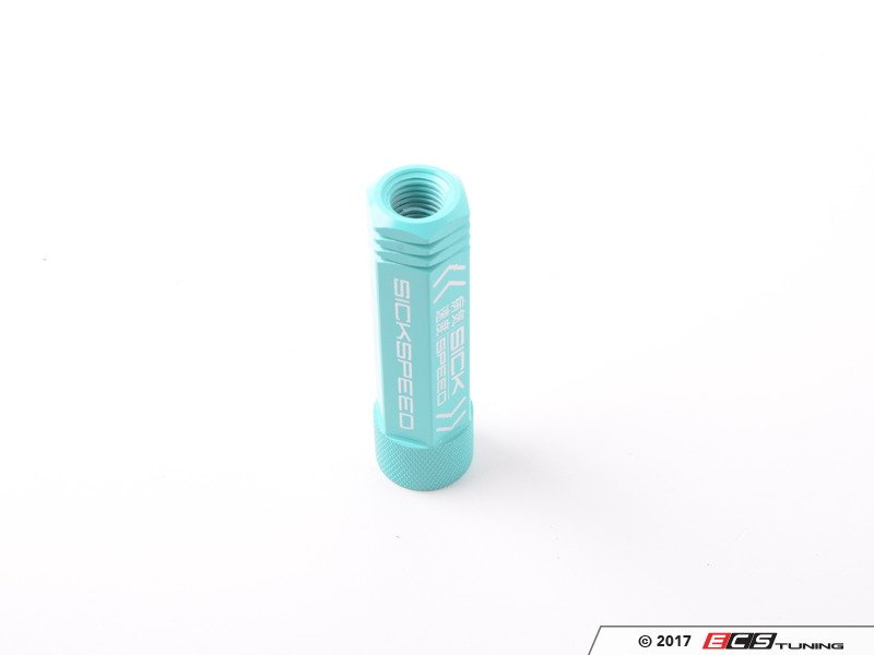 Sickspeed LNS3PMG14X1.5 3Piece 140mm Spiked Lug Nuts Mint Green