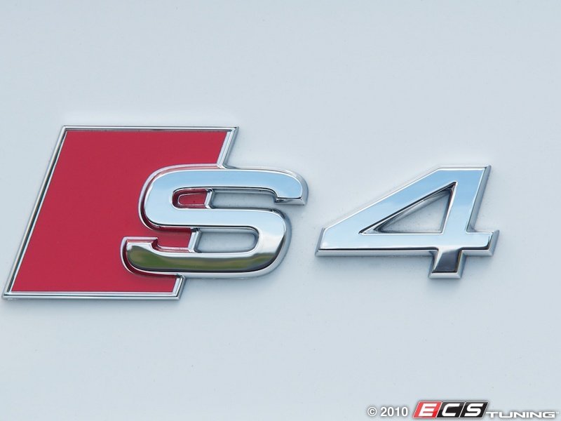 ECS News Genuine Audi Rear S4 Emblems
